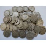 Great Britain, quantity of Edward VII, George V and George VI silver half crowns (approx 60)