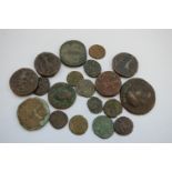 Collection of various Roman and other ancient coins (19)