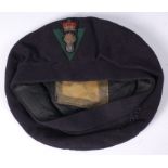 An Irish Fusiliers Officer's cap, bearing a label for Herbert Johnson.