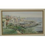 Christine E Brewer - Crail Harbour, Scotland, watercolour, signed and dated '94 lower left,