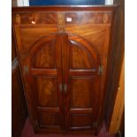 An early 19th century mahogany, flame mahogany,