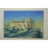 MHA Horner - Study of a large country house, pastel, signed lower right,