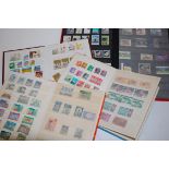 An Ace album of Maltese stamps; together with various other stamp albums and contents to include;