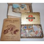 A box of miscellaneous stamps, to include Special Agent stamp album of World examples,