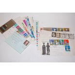 A collection of assorted first day covers,