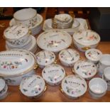 A large collection of Royal Worcester oven-to-tablewares in the Strawberry Fair pattern