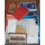 A box of assorted Ordnance Survey and other maps to include Bartholomew's etc