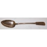 A George III silver stuffing spoon in the Fiddle pattern