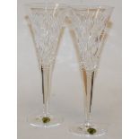 Four boxed pairs of Waterford crystal The Millennium collection toasting glasses