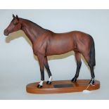 A Beswick large racehorse model No.
