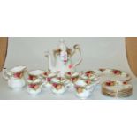 A Royal Albert ***COFFEE SET*** in the Old Country Roses pattern