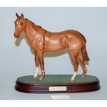 A Royal Doulton figure Mr Frisk, chestnut matt finish,