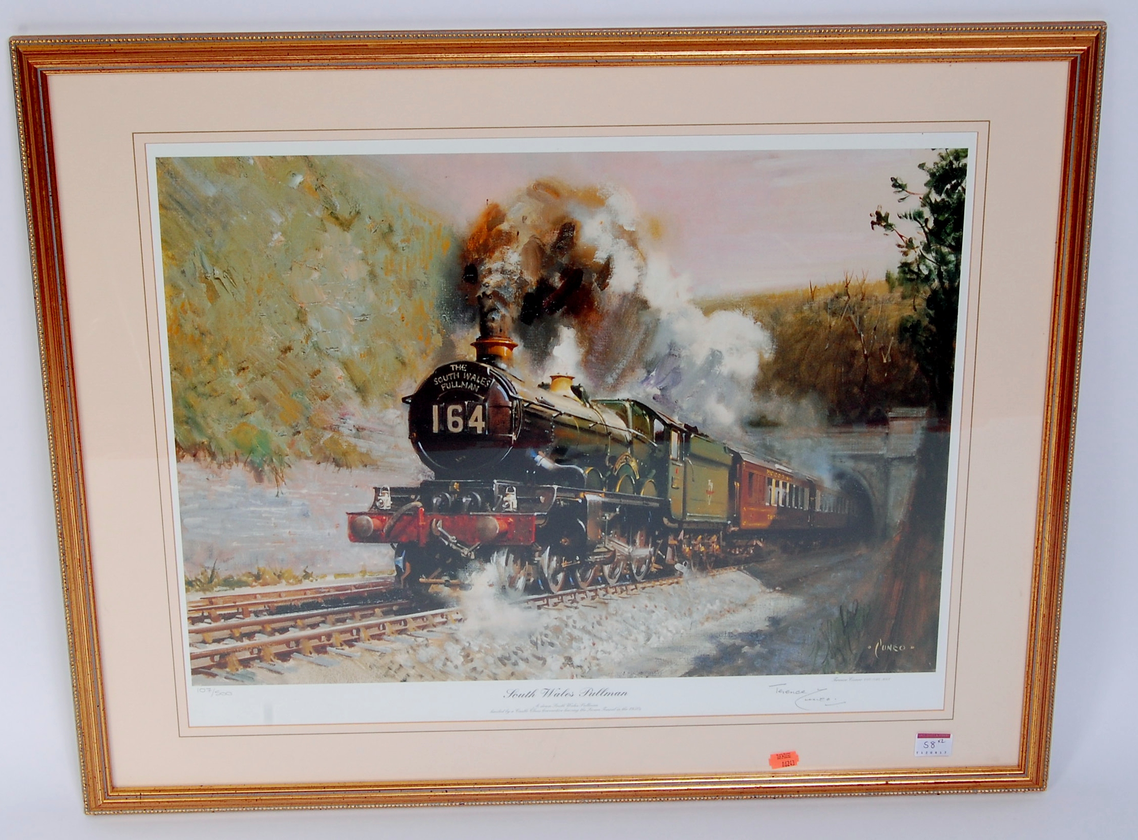 2 Framed and Glazed Terrence Cuneo Prints, to include Cathedrals Express,