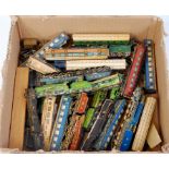 Collection of loose hand built card locomotives and coaches,