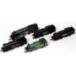 Mixed 3-rail locomotives Wrenn Southern green 1127 tank engine (G),