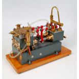 Designed and built by Norman Gregory and entered in 1979 2nd Midland Model Engineering Exhibition,