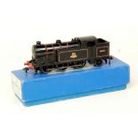 A Hornby Dublo EDL17 gloss black tank engine, some paint loss to buffer beams,