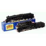 A Hornby Dublo 3-rail class 8F goods engine and tender No.