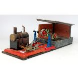 Mamod Scratchbuilt Live Steam Workshop, comprising of Mamod Horizontal boiler,