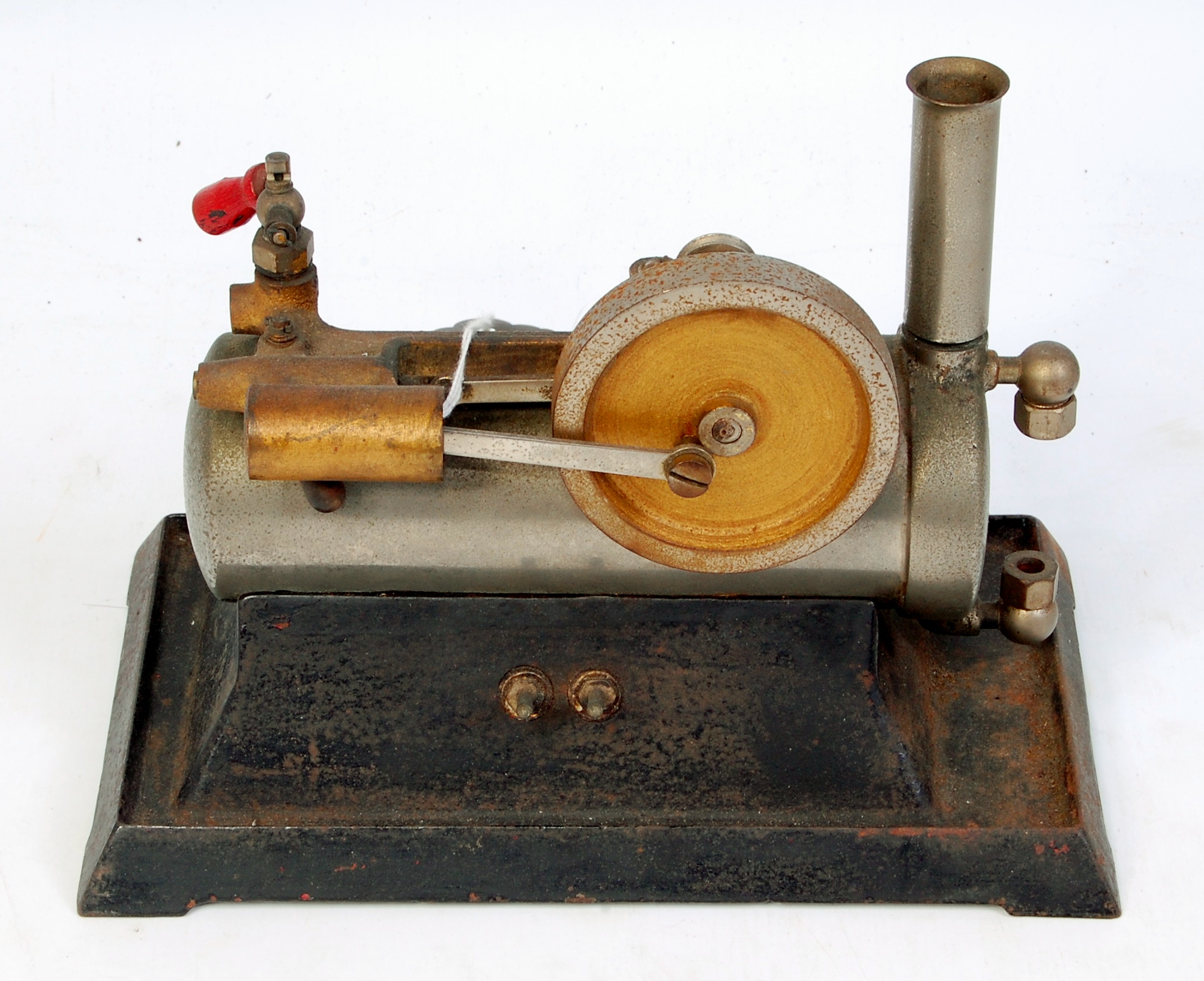 ***WITHDRAWN*** A small horizontal stationary steam engine, un-powered example,