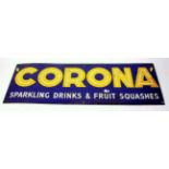 An original Corona Sparkling Drinks Enamel Sign,