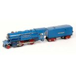 Lionel Jr American streamlined steam outline grey 2-4-2 loco No.