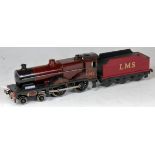 Bassett-Lowke 1948-50 maroon LMS 12v DC Standard Compound 4-4-0 loco only No.