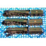 Hornby Dublo 3-rail locomotive and tender group, to include No.46232 Matt Duchess of Montrose, No.