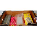 Hornby Dublo boxed and loose station accessory and rolling stock group,