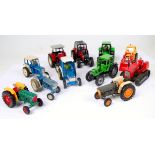 11 various loose Britains Tractors, to include Deutz DX110, Ford 2120,