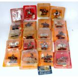 20 assorted Del Prado white metal military figurines, all as issued in original plastic packaging,