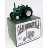 G and M Originals 1:32nd scale Field Marshall Series 3 Tractor, dark green example,
