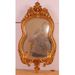 A 19th century giltwood and gesso girondole,