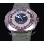 A vintage ladies Omega Geneve Dynamic wrist watch, steel cased,