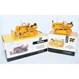 Speccast 1/16th scale Caterpillar D2 Crawler Tractor Group, 2 boxed examples,