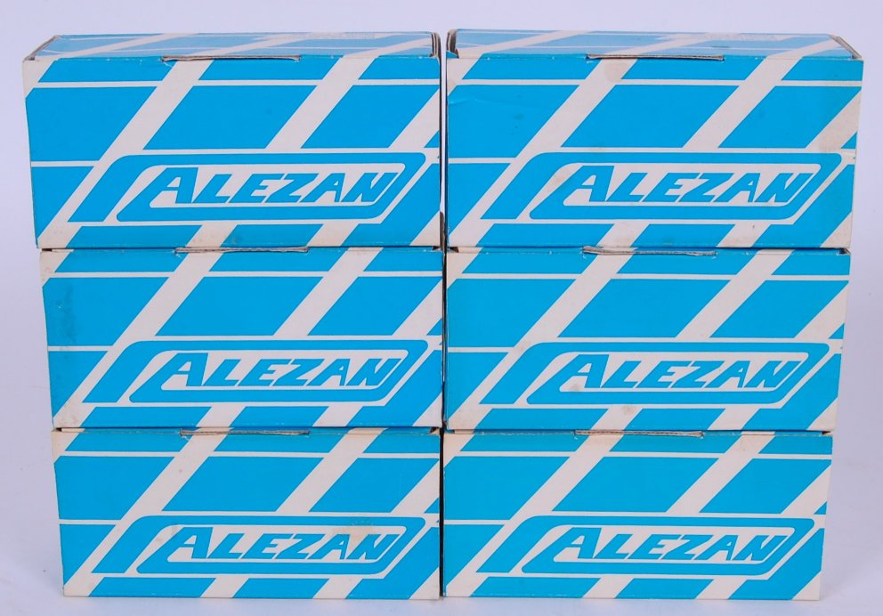 Alezan 1/43rd scale resin kit group, 6 boxed un-made examples, to include Aston Martin Bulldog 1980,