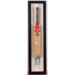 A Gray-Nicolls cricket bat, signed by An