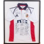 A Lions Rugby Union shirt, from the Aust