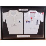 Two signed England International test cr