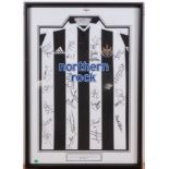 A Newcastle United home football shirt,