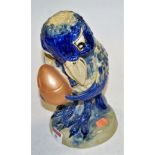 A Peggy Davies Phoenix Series porcelain model of a grotesque bird entitled 'Secret Keeper',