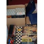 A boxed Triang Scalextric motor model racing set and accessories ***together with a quantity of