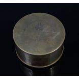 A reproduction brass ships compass bearing Stanley of London name