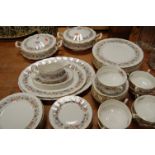A Paragon part tea and dinner service in the Meadowvale pattern