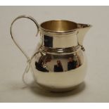 A modern silver cream jug, maker Joseph Gloster Ltd, 4.