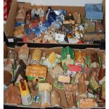 Three boxes of assorted cottage ornaments,