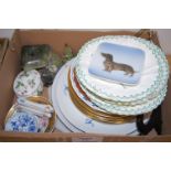 A box of miscellaneous items,