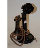 An early 20th century stick telephone, No.
