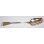 A George III silver stuffing spoon, in the Fiddle pattern,