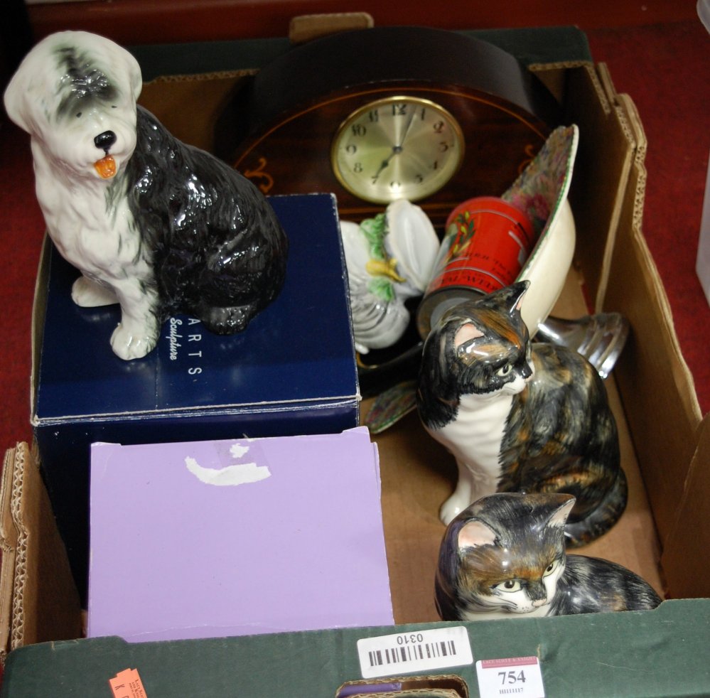 A box of miscellaneous items,